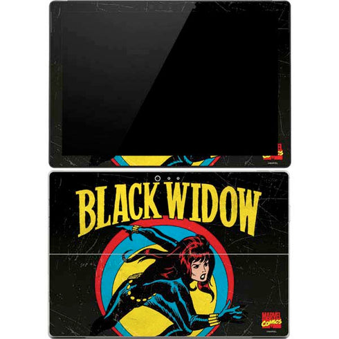 Marvel Classic Comics Black Widow Surface Pro 4 Skin